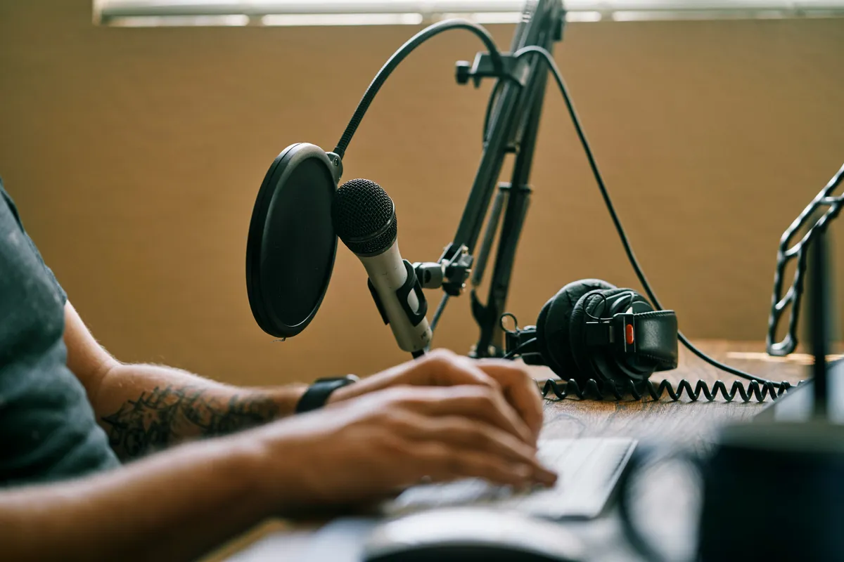 Professional microphone setup